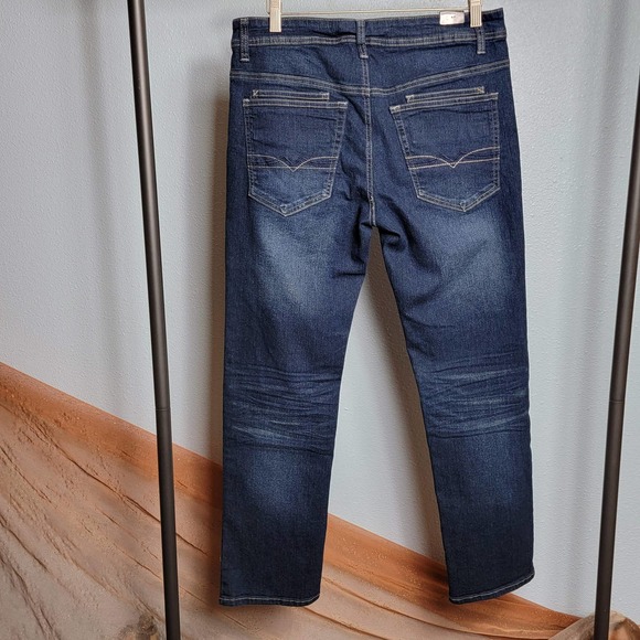 New BLUE POST Slim Stretch Jeans Blue NWT 32 x 30 - Picture 9 of 16